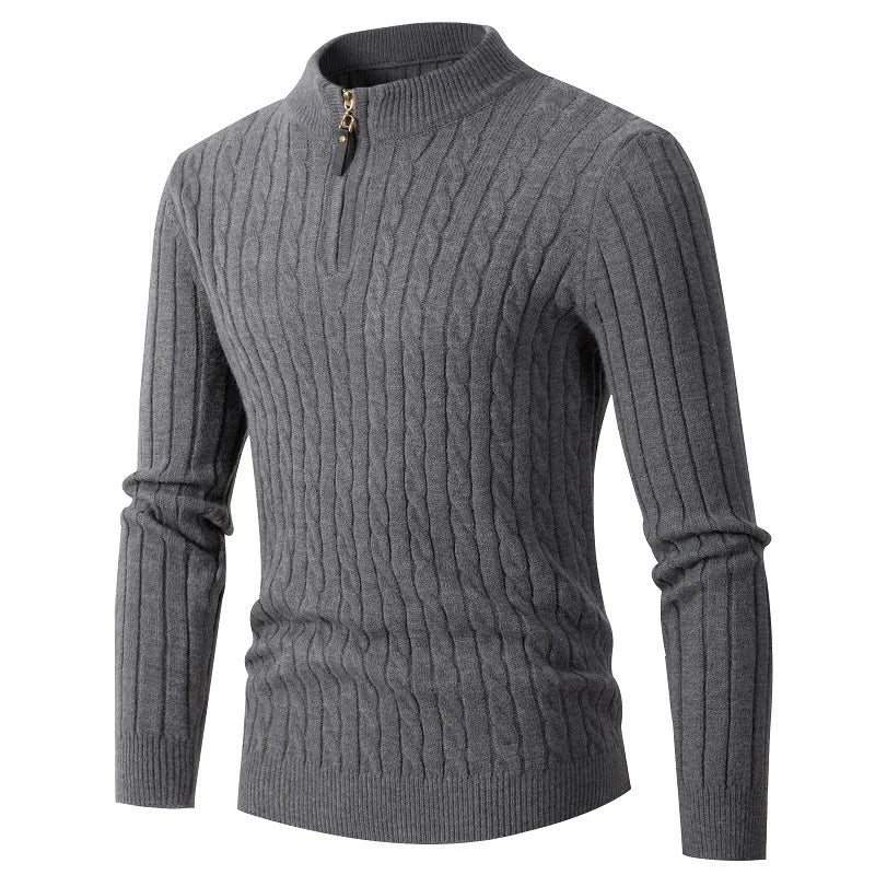 Knitted Liverpool Sweater for Ultimate Comfort Gray