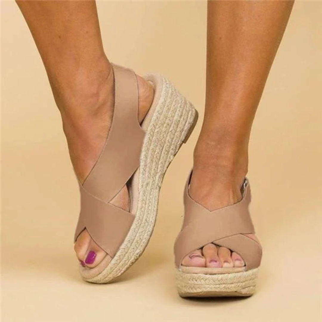 Women's Comfortable Sandals | Stylish Footwear for Pain-Free Walking Beige