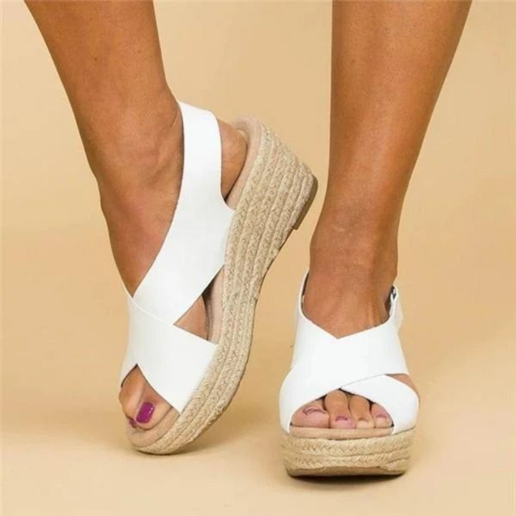 Women's Comfortable Sandals | Stylish Footwear for Pain-Free Walking White