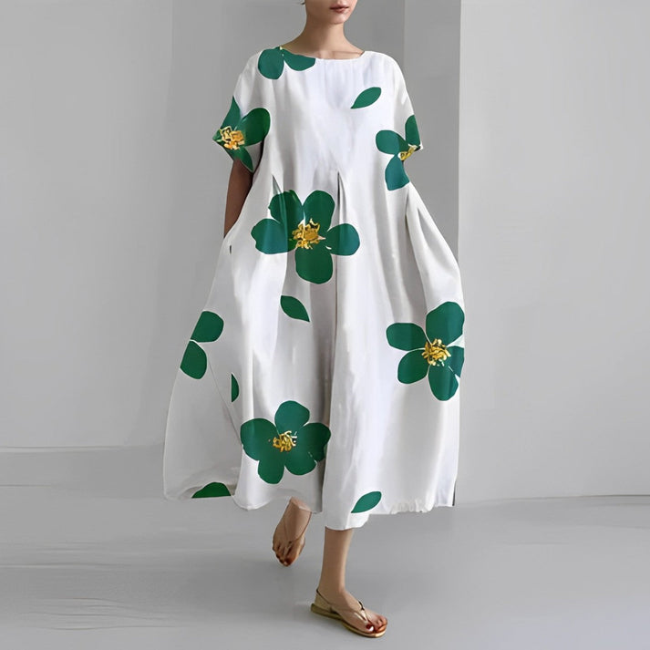 Jacklyn | Women's Relaxed Floral Midi Dress