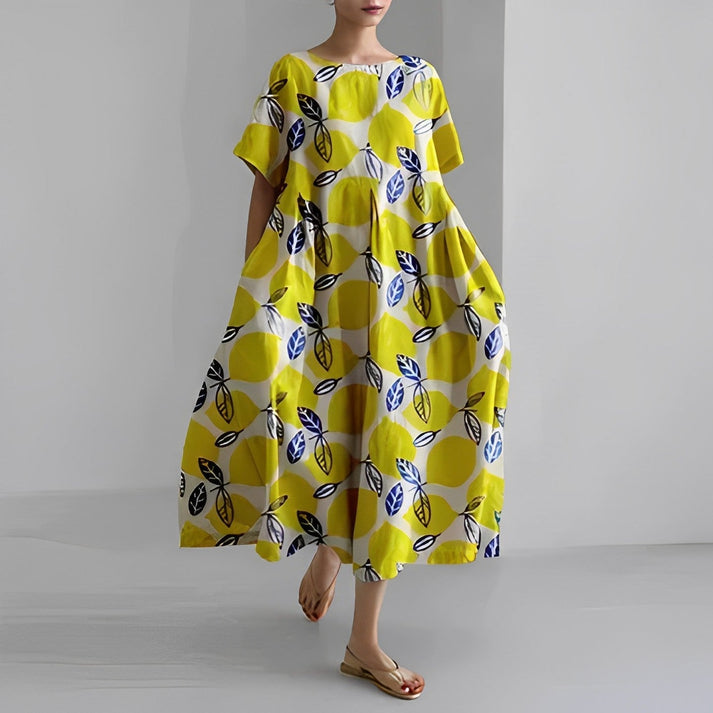 Jacklyn | Women's Relaxed Floral Midi Dress