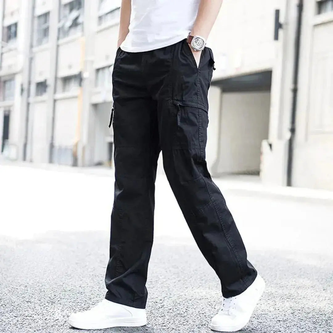 Men's Cargo Pants - Versatile and Stylish Black