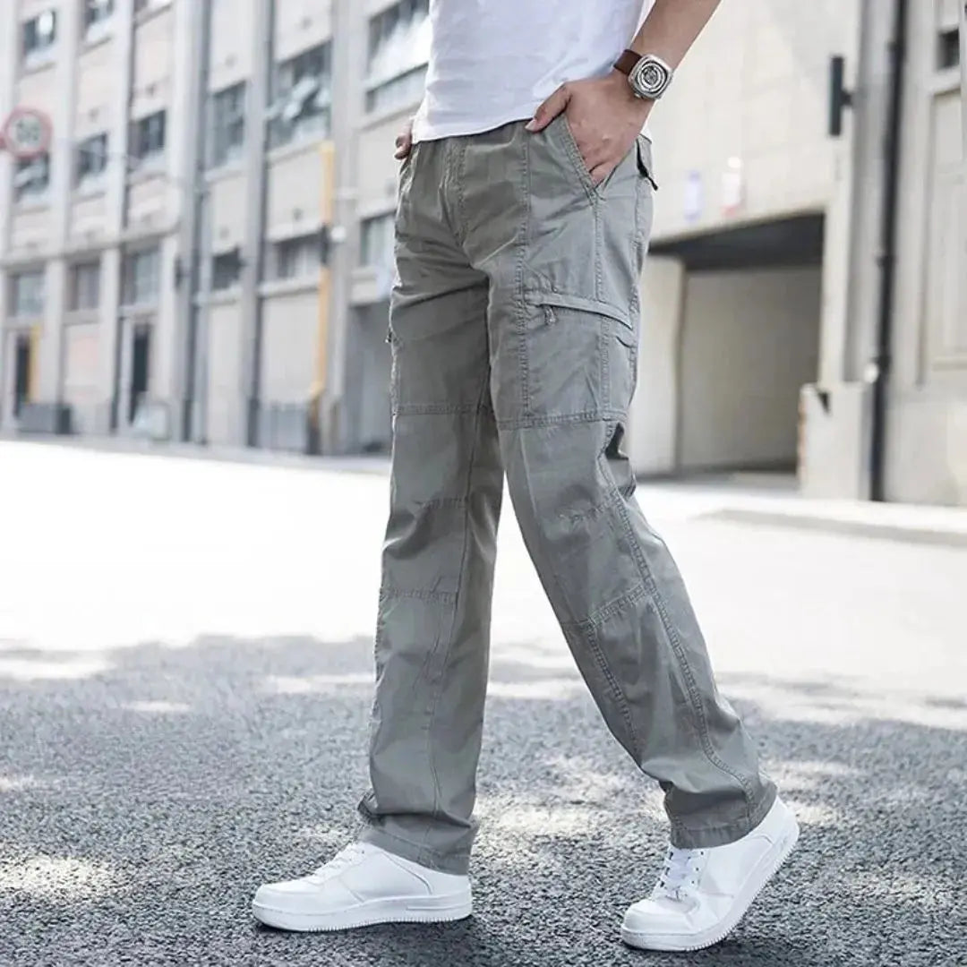 Men's Cargo Pants - Versatile and Stylish Gray
