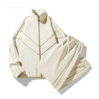 Two-Piece Sports Set for Active Wear Beige
