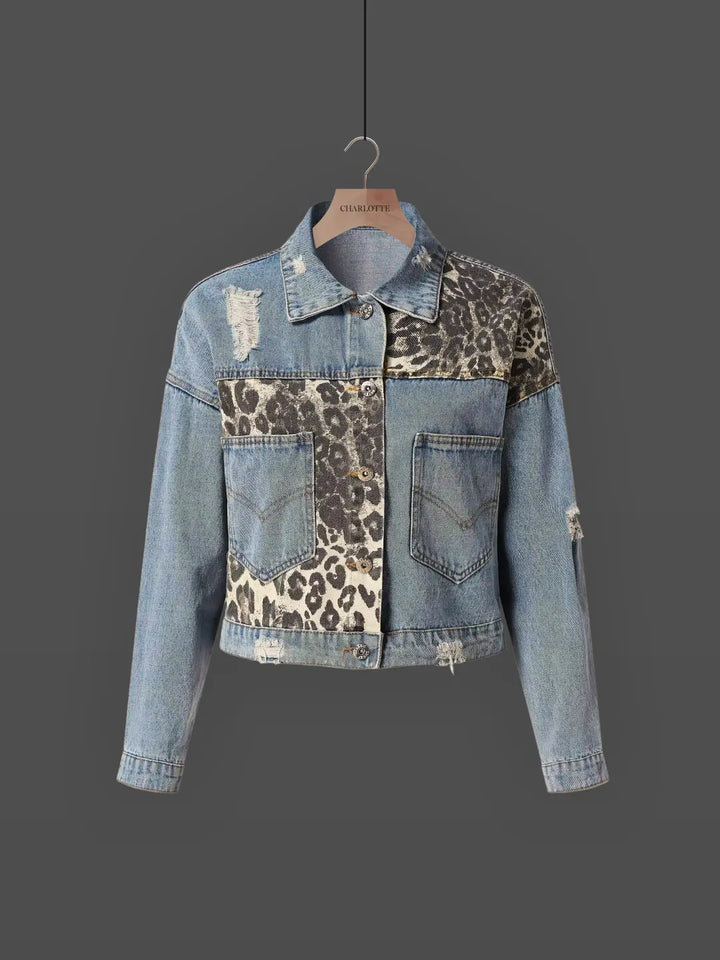 Leopard Print Este Jacket – Chic Elegance