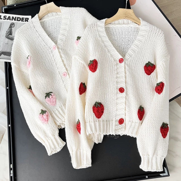 Lightweight V-Neck Knit Cardigan for Women