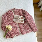 Floral Quilted Jacket for Women