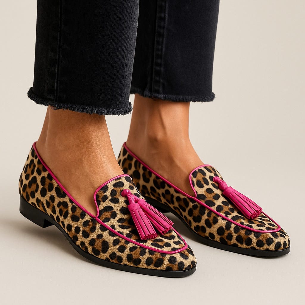 Liora | Women's Fringe Detail Slippers-MODAUTLET