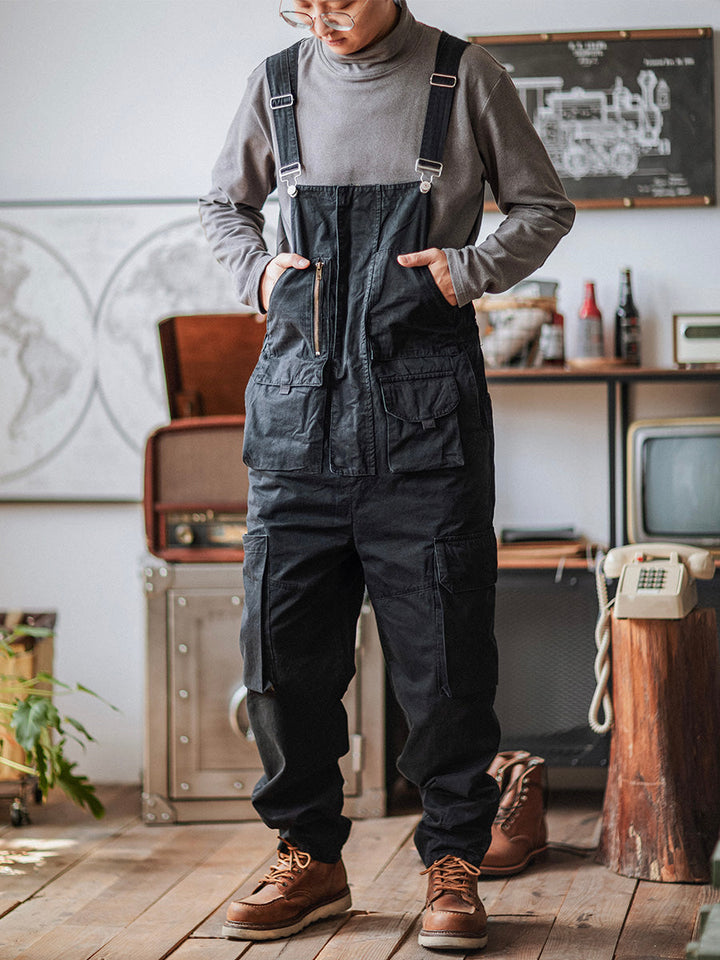 Men's Casual Denim Overalls