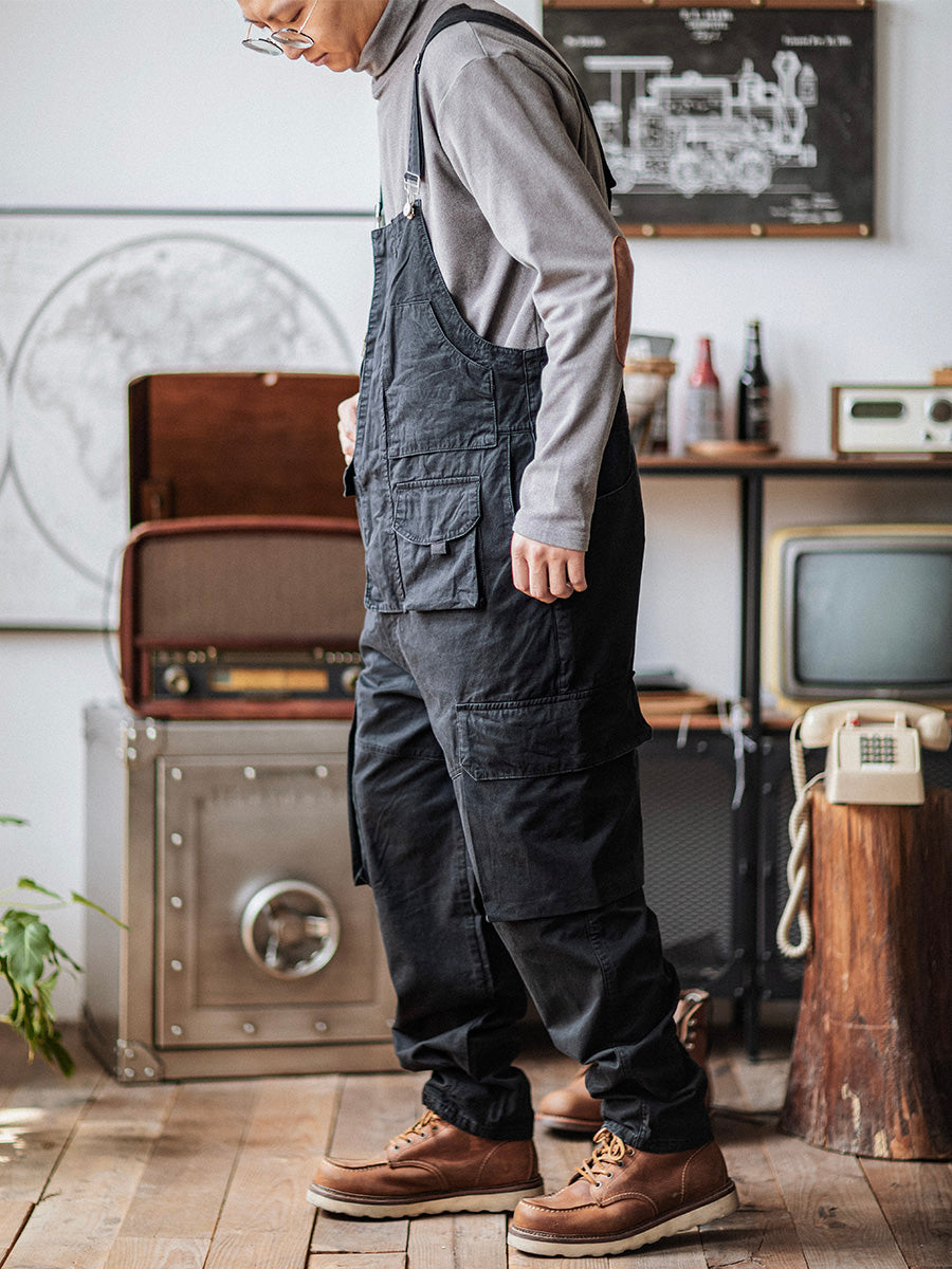 Men's Casual Denim Overalls