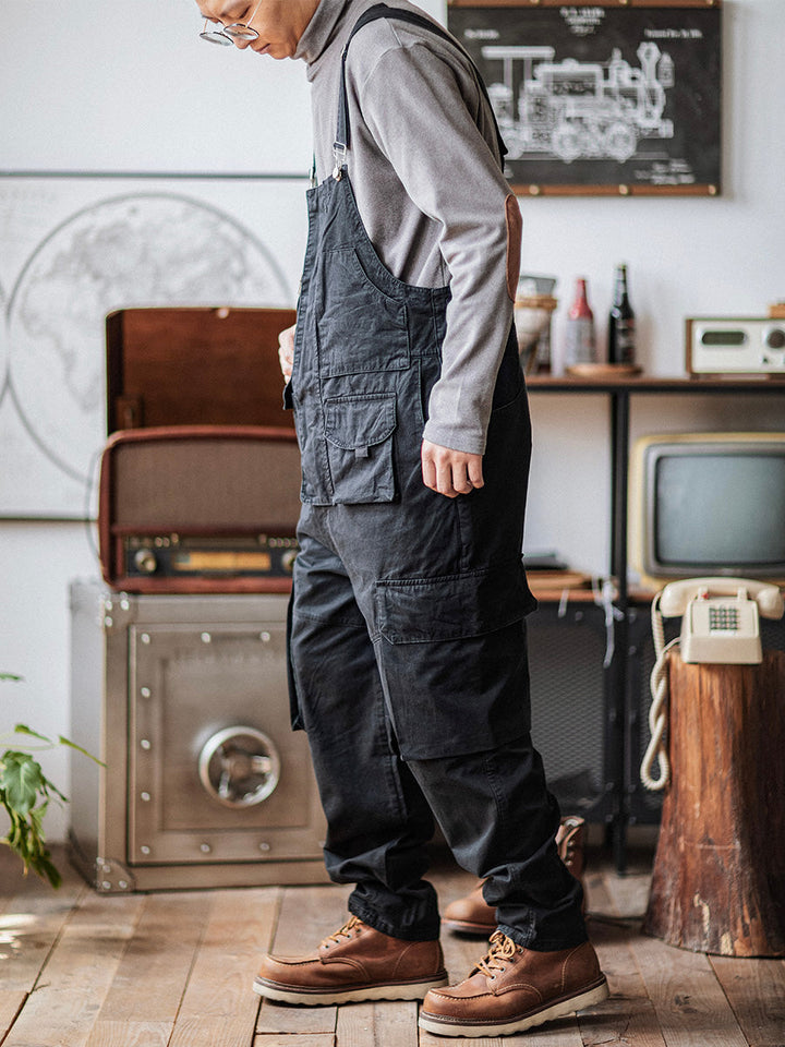 Men's Casual Denim Overalls