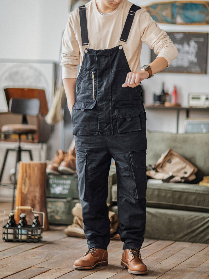 Men's Casual Denim Overalls