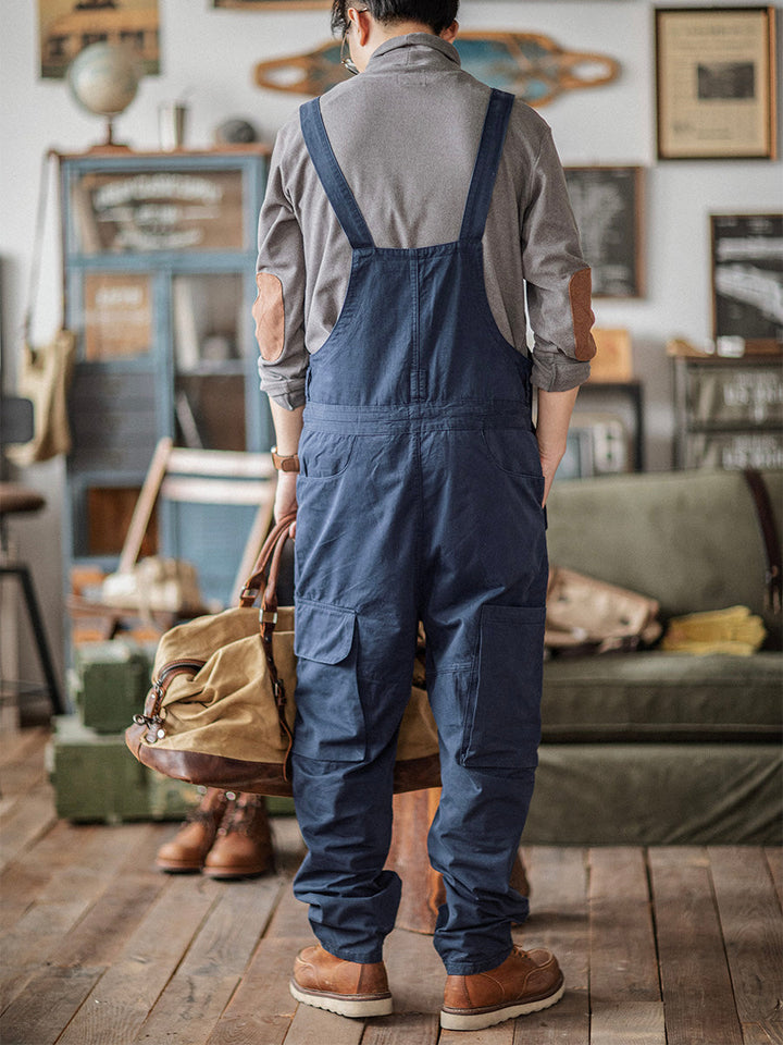 Men's Casual Denim Overalls