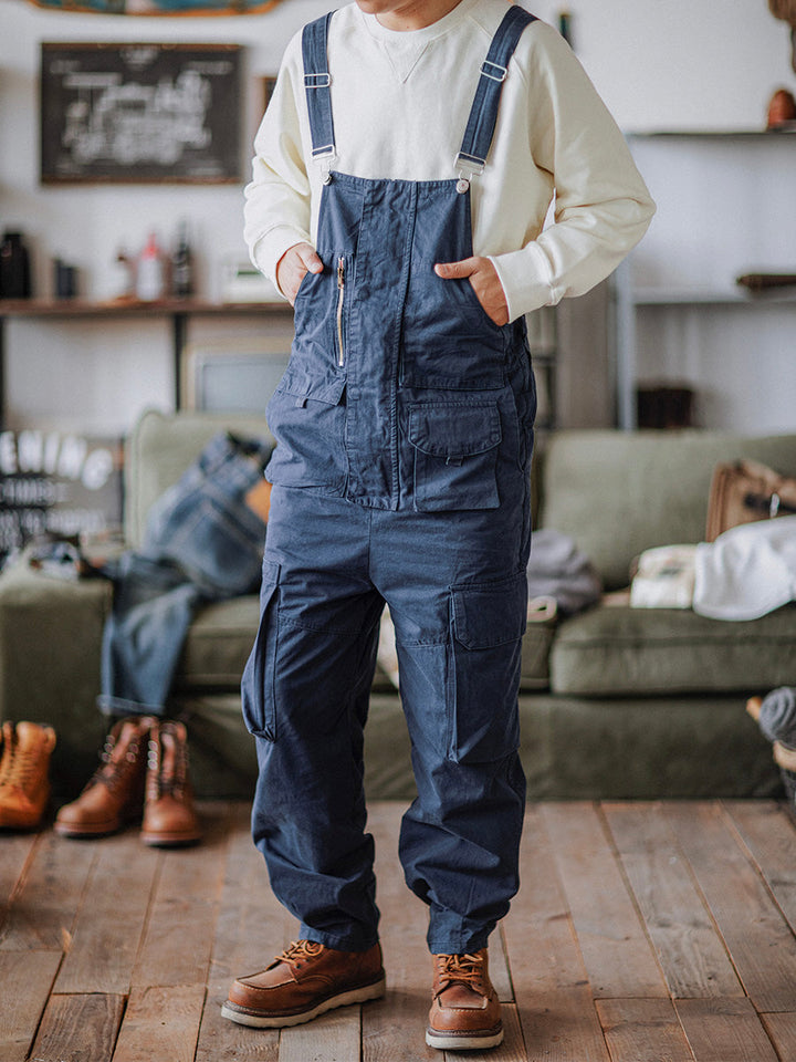 Men's Casual Denim Overalls