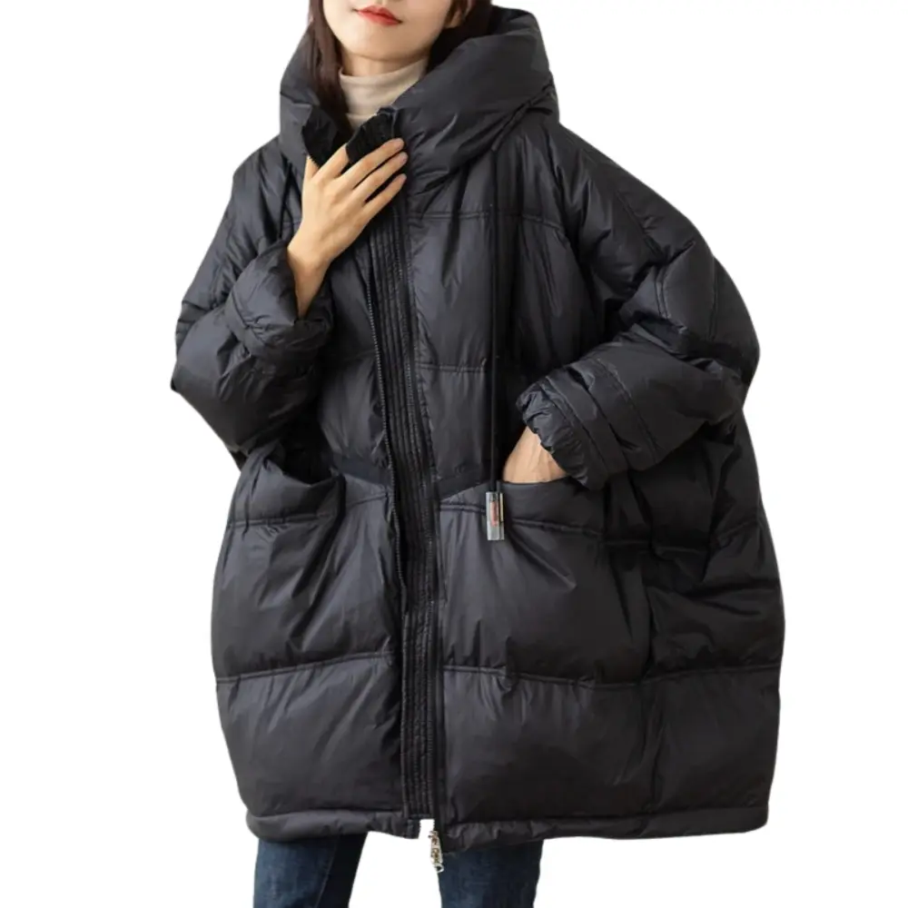 Loose Women’s Padded Jacket - Stylish & Comfortable Black S