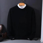 Classic Cashmere Crewneck Sweater Black