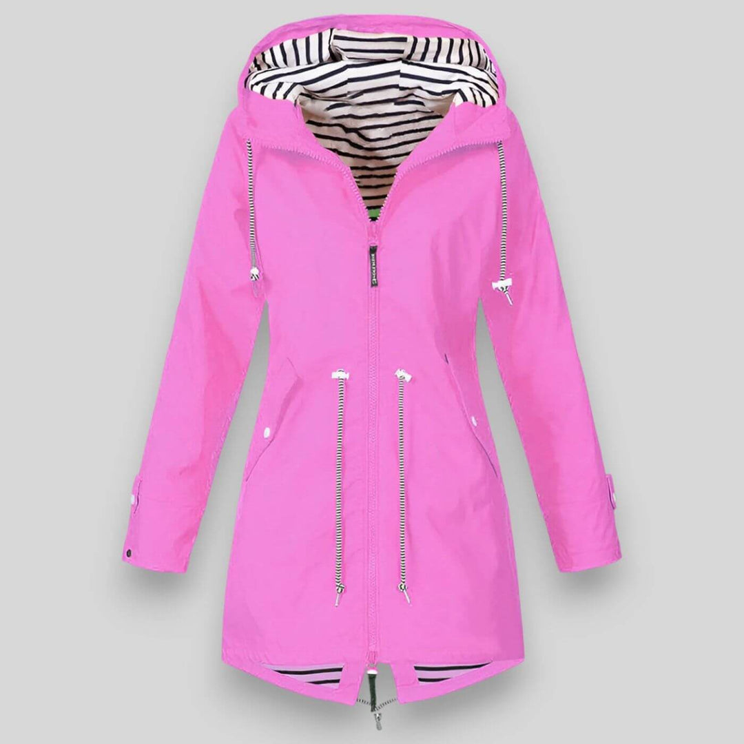 Women's Hooded Zip-Up Coat