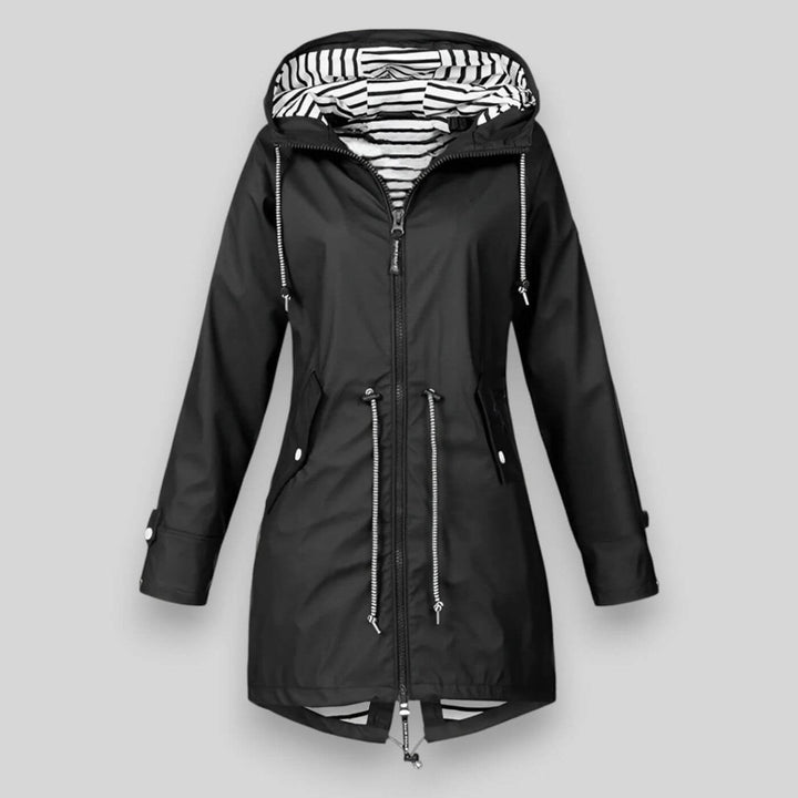 Women's Hooded Zip-Up Coat