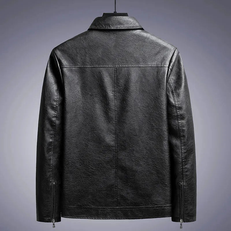 Stylish Leather Jacket for Men-MODAUTLET