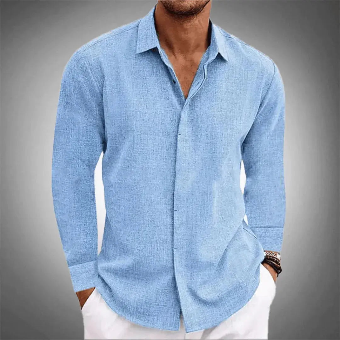 Signature Linen Shirt for Men-MODAUTLET