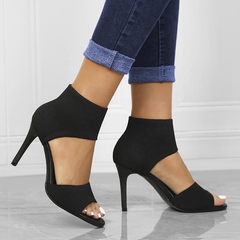 Women's Elegant Comfortable Peep Toe High Heel Sandals-MODAUTLET