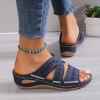 Women's Summer Sandals - Stylish and Comfortable Footwear Blue
