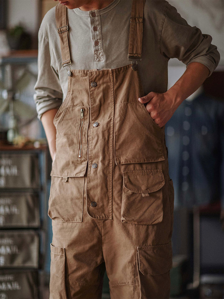 Men's Casual Canvas Overalls