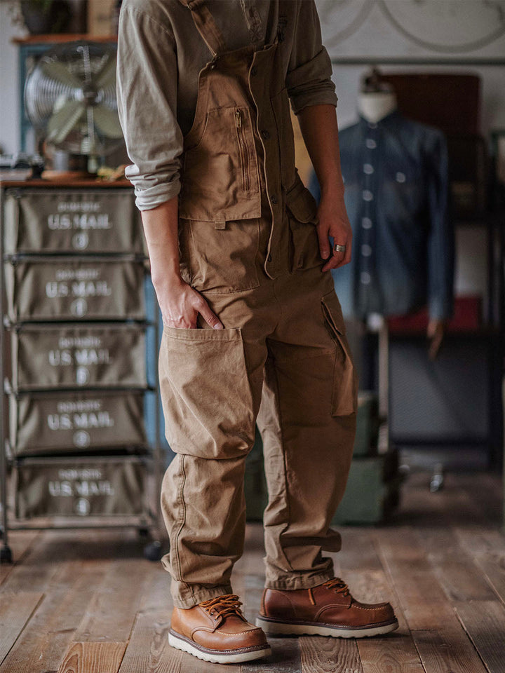 Men's Casual Canvas Overalls
