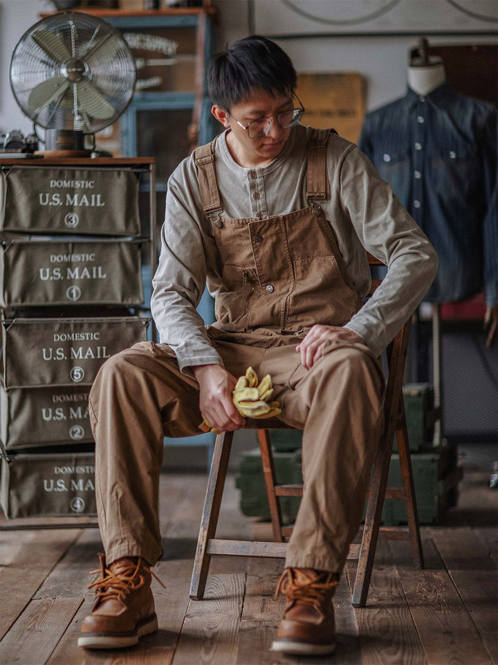 Men's Casual Canvas Overalls
