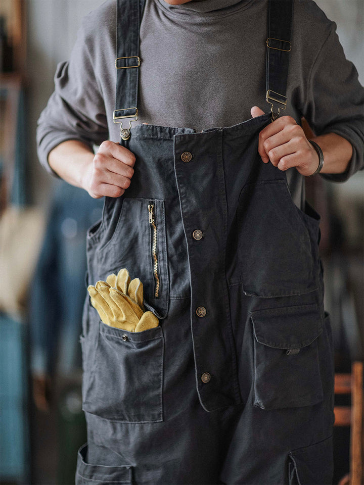 Men's Casual Canvas Overalls