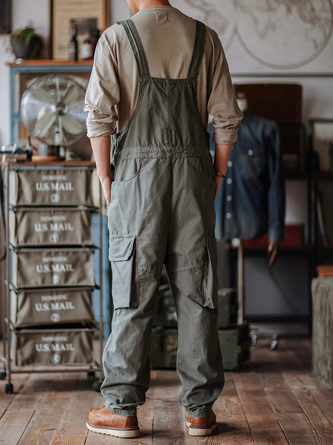 Men's Casual Canvas Overalls