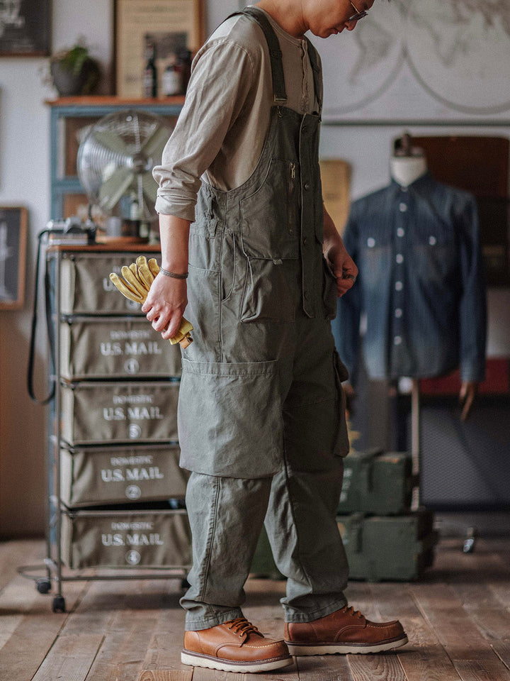 Men's Casual Canvas Overalls