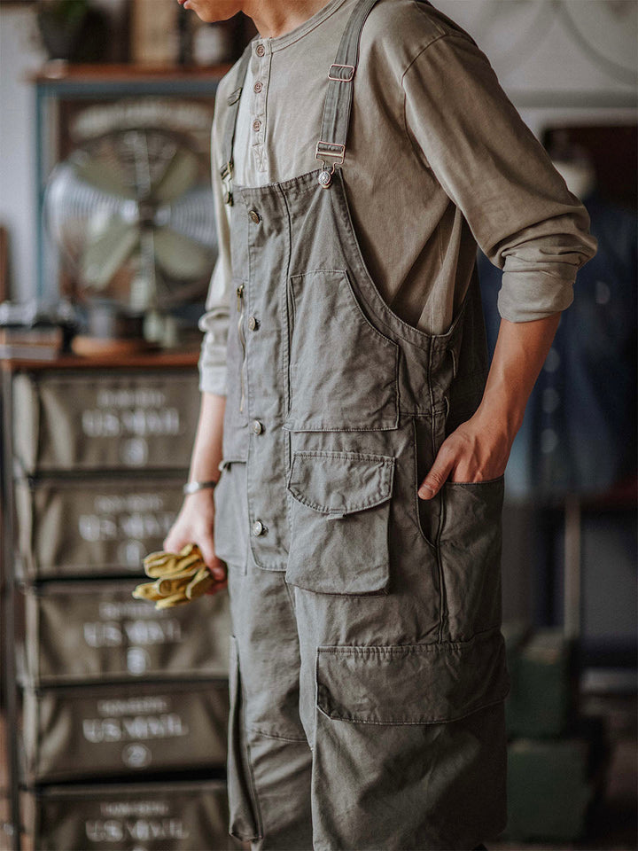 Men's Casual Canvas Overalls
