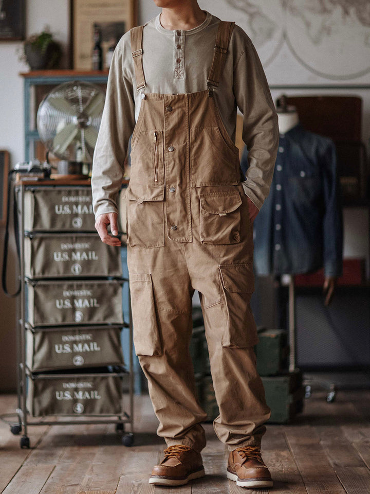 Men's Casual Canvas Overalls