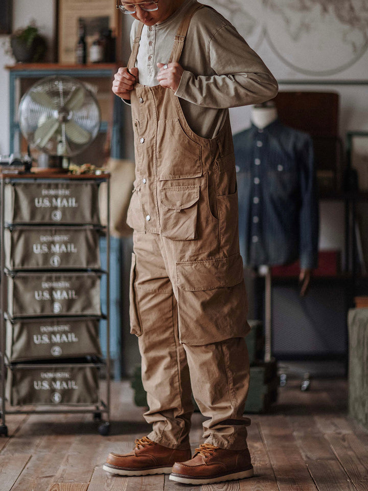 Men's Casual Canvas Overalls