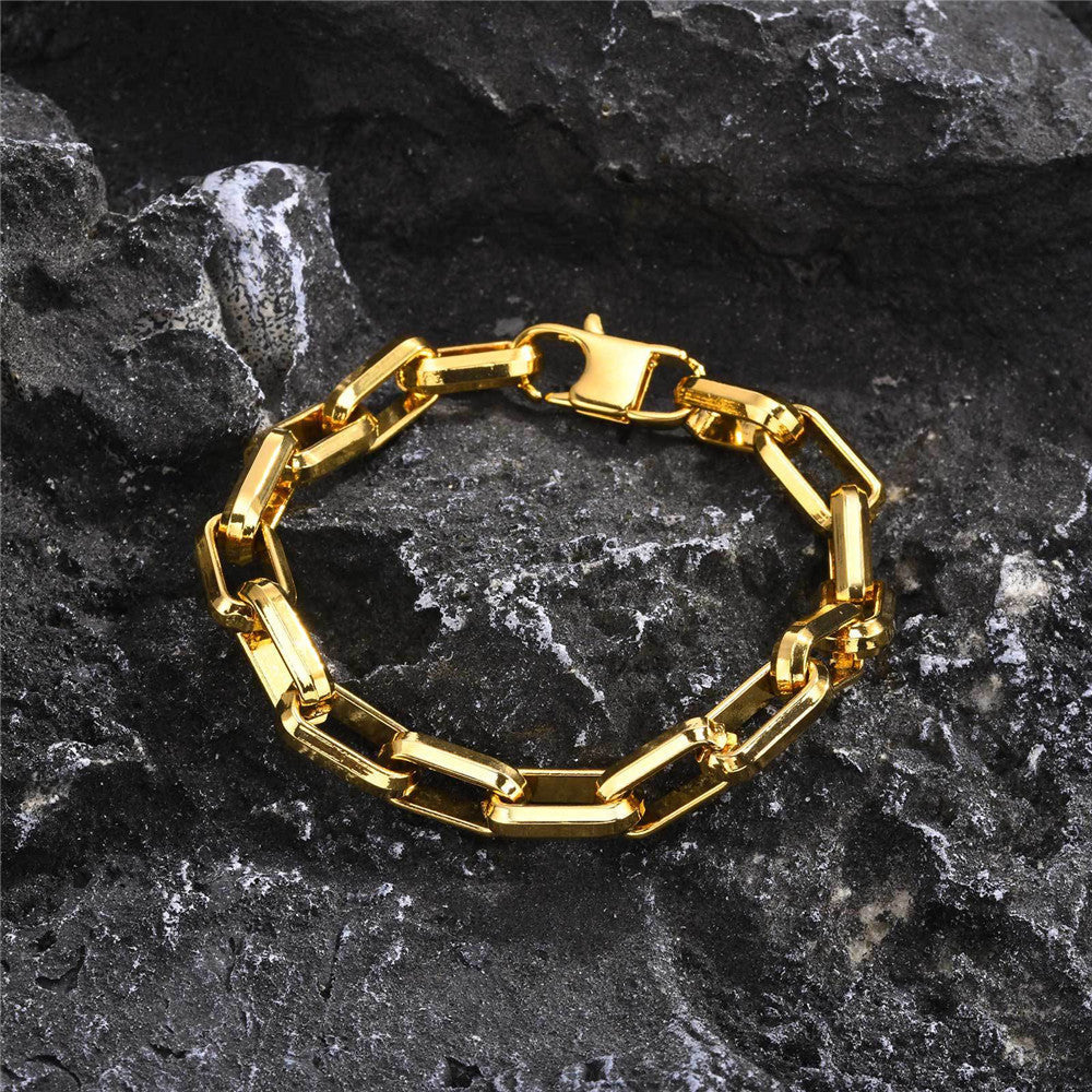 Stylish Cuban Link Bracelet for Men and Women-MODAUTLET