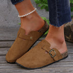 Women's Orthopedic Comfort Clogs Khaki coffee