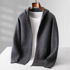 Men's Cashmere Zip Hoodie - Sorrento Style