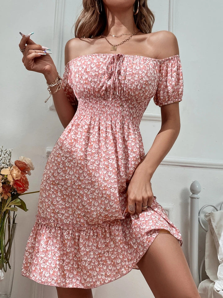 Women's Off-Shoulder Maravella Dress-MODAUTLET