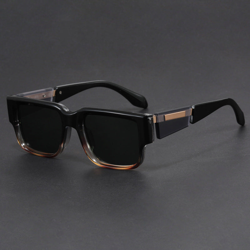 Link Fitted Sunglasses Black Leopard