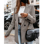 Classic Plaid Tailored Blazer