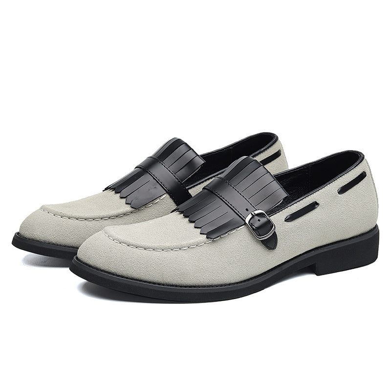 Women's Stylish Strap Loafers Gray
