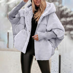 Women Hooded Down Jacket Winter Coat Puffer Warmth