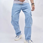 Men's Cargo Jeans - Stylish and Versatile Utility Pants