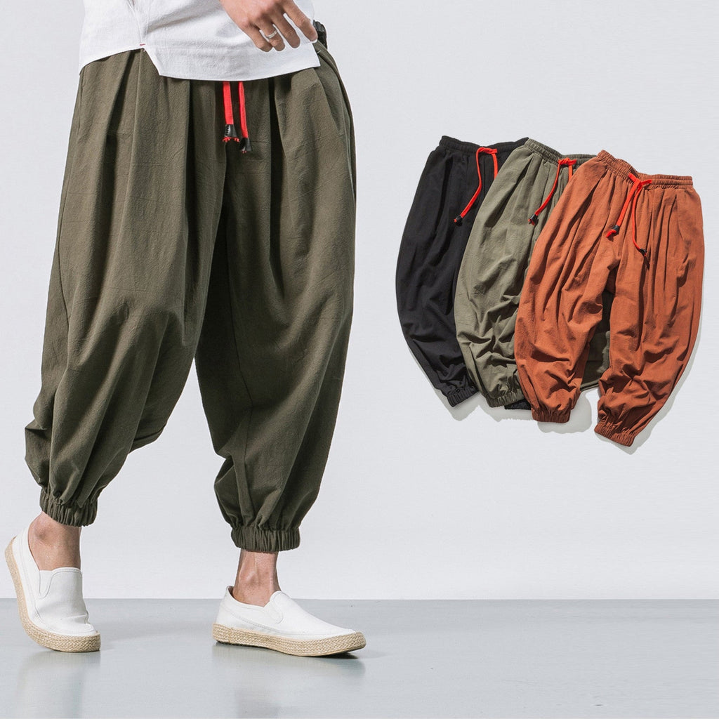 Men's Harem Trousers - Stylish and Comfortable Design