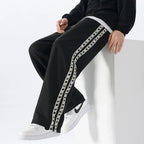 Men's Cotton Sweatpants - Comfortable and Stylish Black