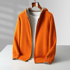 Men's Reversible Cashmere Hoodie - Napoli Style