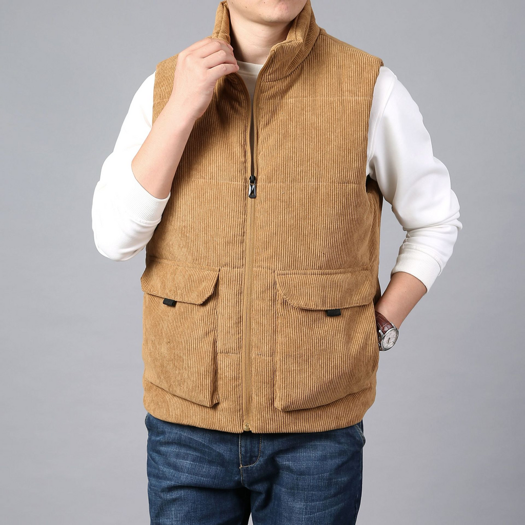 Stylish Corduroy Vest for Men