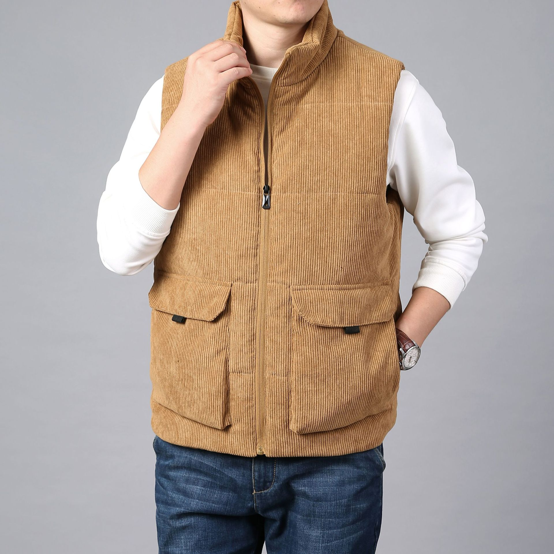 Stylish Corduroy Vest for Men