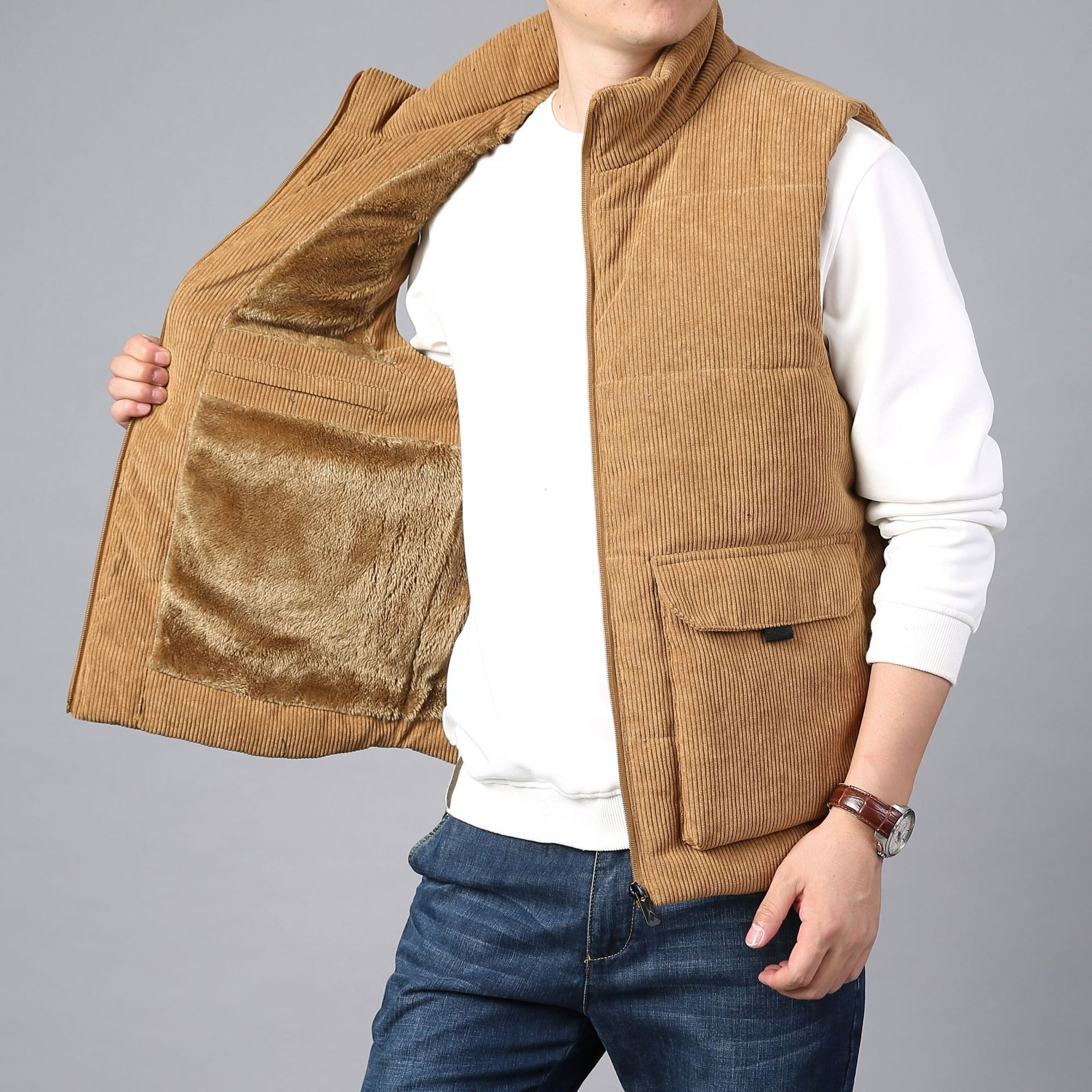 Stylish Corduroy Vest for Men